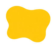 Forme décorative jaune